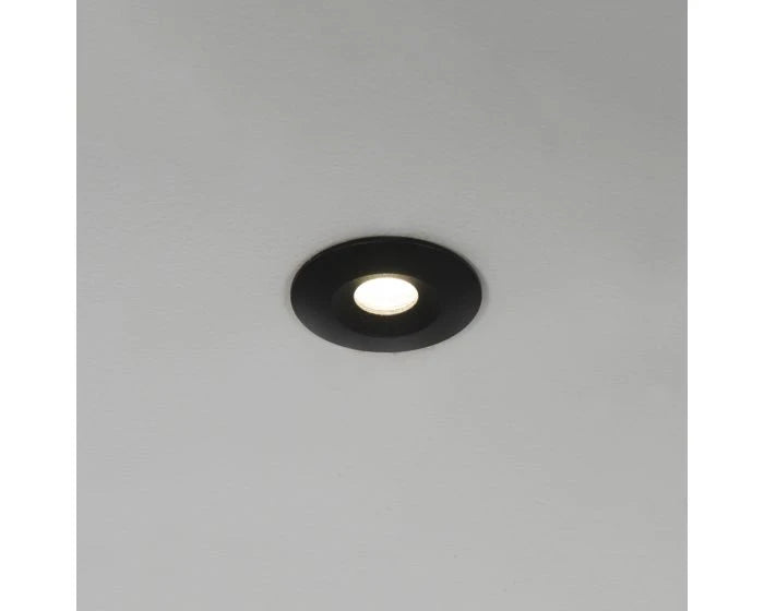 Mimas Mini Led 3W 3000K Fixed Ip65 Downlight Black