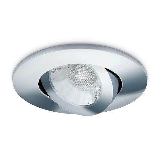 Fireguard Next Generation Tilt Ip20 With Chrome Bezel Fire Rated Downlight