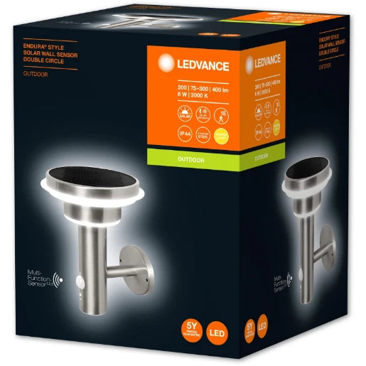 ENDURA® STYLE SOLAR DOUBLE CIRCLE Wall Double Circle 6W ST