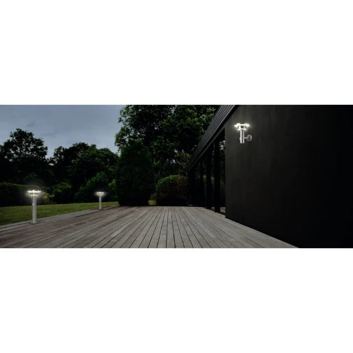 ENDURA® STYLE SOLAR DOUBLE CIRCLE Post Double Circle 40CM 6W ST