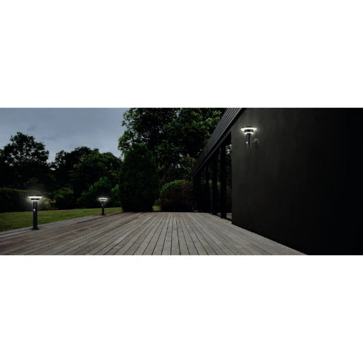 ENDURA® STYLE SOLAR DOUBLE CIRCLE Wall Double Circle 6W BK
