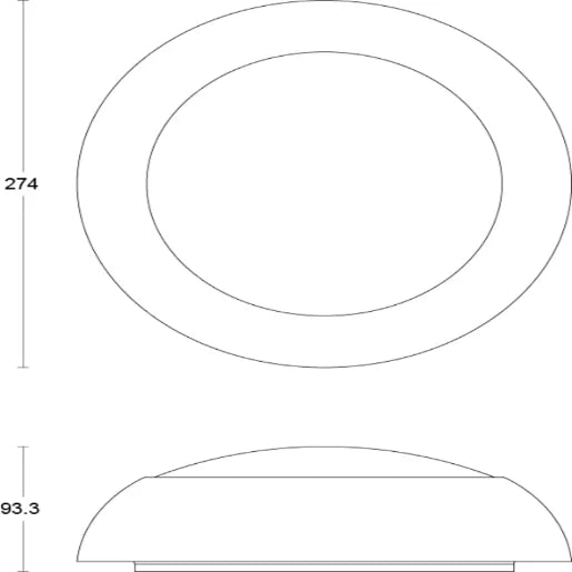 RadiaLED Rapid Bulkhead 8W IP65 4000K White