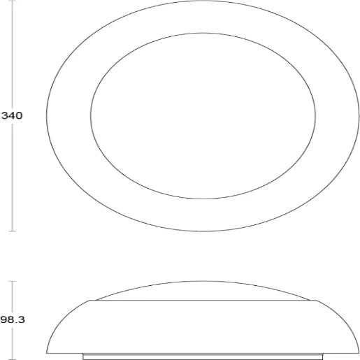 RadiaLED Rapid Bulkhead 12W IP65 4000K White
