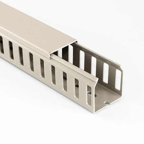 Betaduct H: 75mm x W: 125mm PVC Grey Closed Slot Cable Trunking