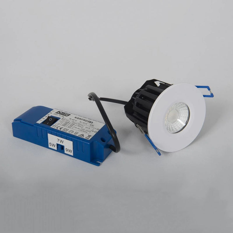 Downlight LED Dimmable 4 Changeable Colour Temperatures IP65 White