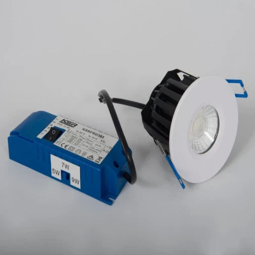 Downlight LED Dimmable 4 Changeable Colour Temperatures IP65 White