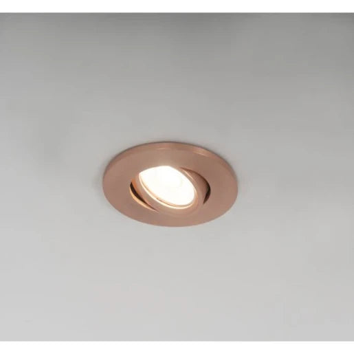 Firebreak Qr Gu10 Ip20 Tilt Copper Bezel