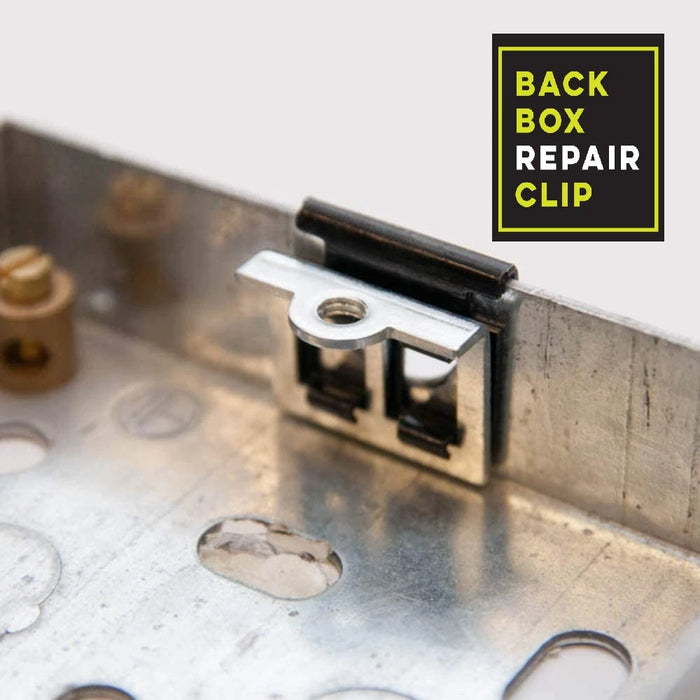 RCCB Backbox Repair Clip Metal Back Box Repair Clips 5 Pack