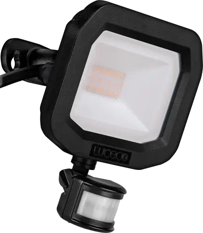 Castra Black Floodlight 140Mm 1050Lm 10W 3000K PIR