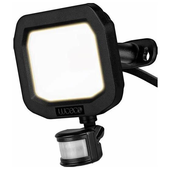 Castra Black Floodlight 140Mm 1050Lm 10W 3000K PIR