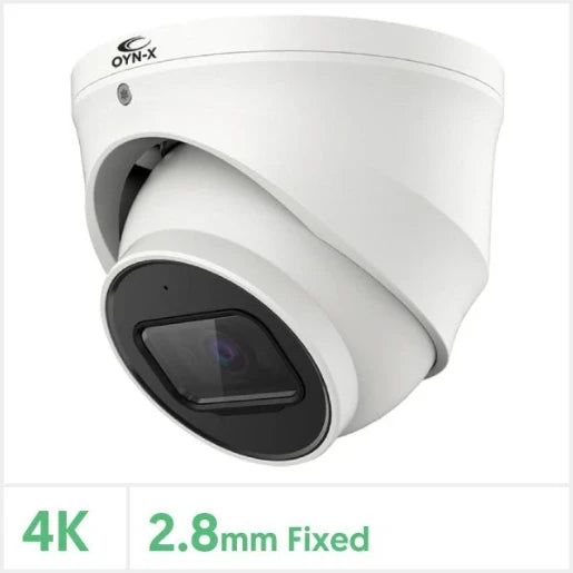 Eagle 4K/8MP Fixed Lens Lite IR Network Turret Camera (White)
