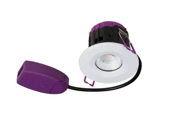 Ultimum 5W/7W Dual Wattage Ip65 Fire Rated Downlight 3000K White Trim