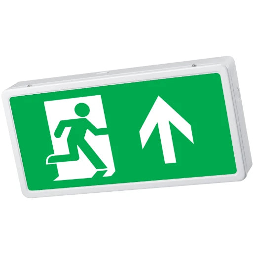 Lexington LiFe LED Exit Box Maintained 3Hr Self Test ISO Up Legend