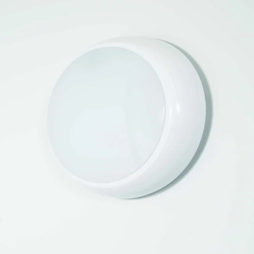 Roma LED Bulkhead Multi-Watt Triple CCT Opal Diffuser IP65 Round White