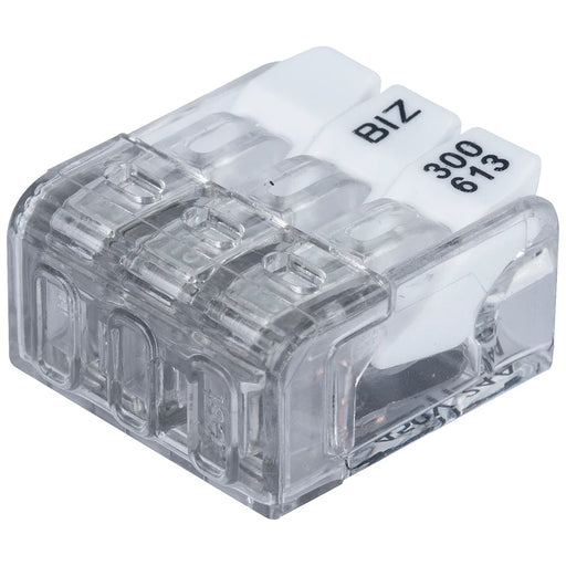 3 way lever Push Wire Connector Biz'Wing mini 2.5 0.2-2.5 mm² (x 100)
