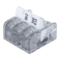 3 way lever Push Wire Connector Biz'Wing mini 2.5 0.2-2.5 mm² (x 100)