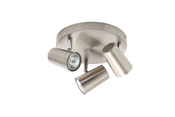 Harvey 3 Light Spotlight Satin Nickel