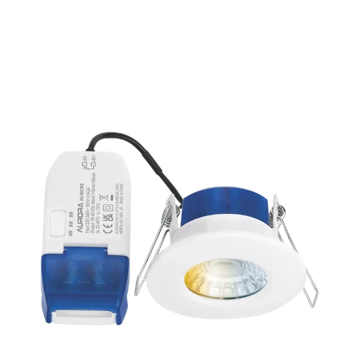 R6 Cws Fixed 4-8W Colour & Wattage Switchable Fire Rated Downlight