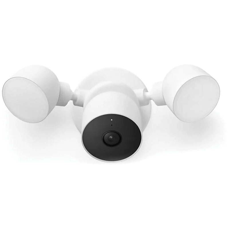 Google Nest Cam With Floodlight Full HD 1080p Smart Home Security Camera - White