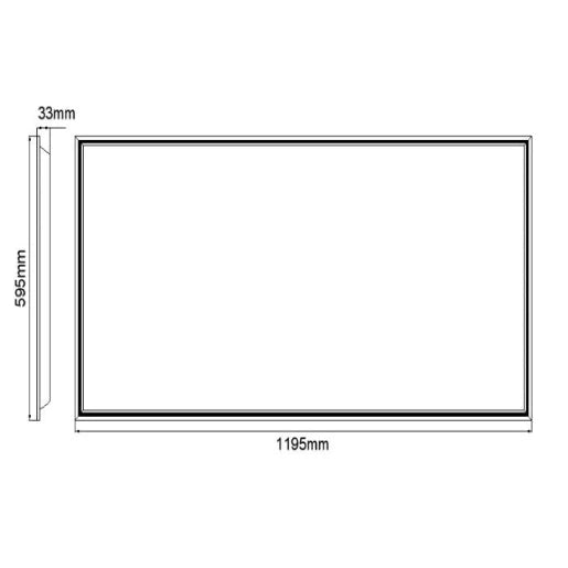 Starlet Multi-Wattage 3Cct Led Emergency 600X1200 Panel