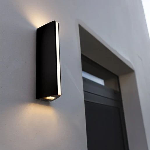 Lutec Leo Up and Down 14w LED Wall Light Anthracite Grey