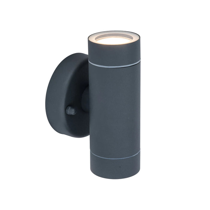 Rado Ip44 2X Gu10 Wall Light In Black