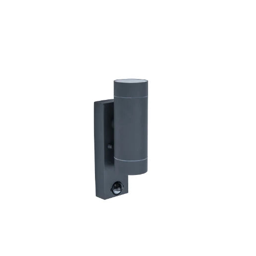 Rado Pir Ip44 2X Gu10 Wall Light In Black