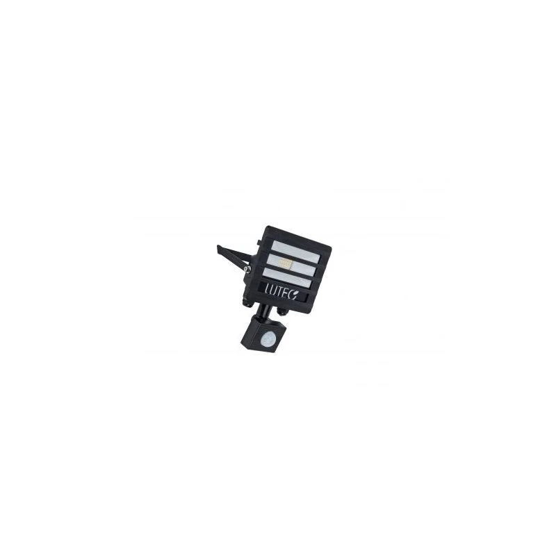 Led Black Clear Glass Ip65 Outdoor Sensor Floodlight
