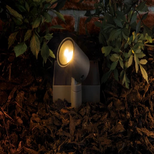 Directional solar spotlight 2W IP65 3000K 81lm Anthracite