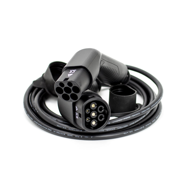 10m 32A 3 Phase Type 2 To Type 2 EV Charging Lead
