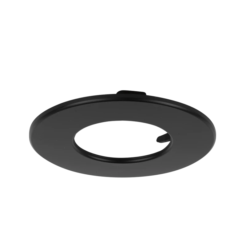 R6 Matt Black Fixed Ip65 Polycarbonate Bezel