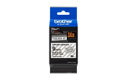 Brother Pro Tape Tze-S121 Strong Adhesive Tape Black On Clear 9Mm