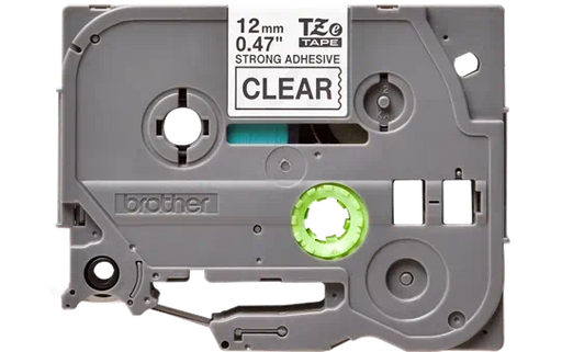 Brother Pro Tape Tze-S131 Strong Adhesive Tape Black On Clear 12Mm