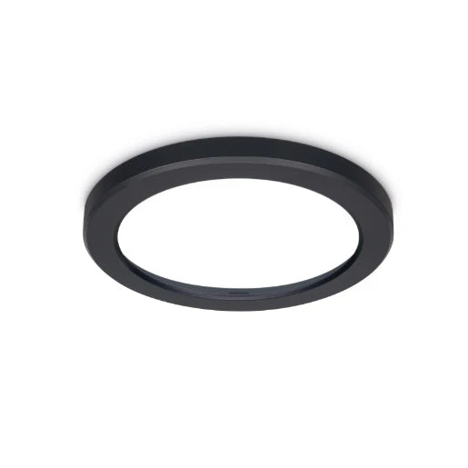 Skydisc Adjustable Wall/Ceiling Light Attachable Rim Black