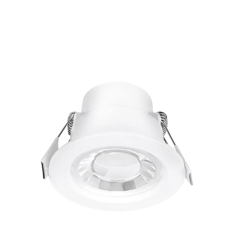 Spryte Matt White 6W 550Lm 3000K Fixed Integrated Ip44 Non-Dimmable Downlight