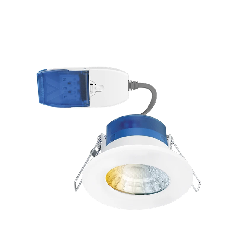 R6 Cws Fixed 4-6W Colour & Wattage Switchable Fire Rated Downlight With Fastrfix