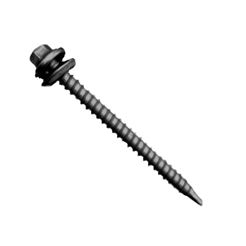 GSE Self Tapping Screw 6.5x60mm + Washer (Black)
