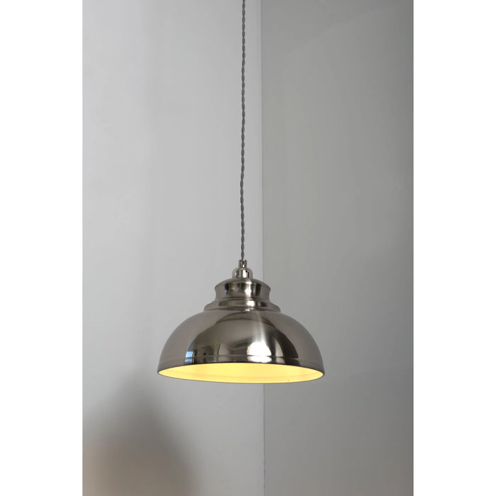 Medina Satin Chrome Shade Only