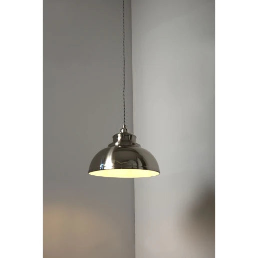 Medina Satin Chrome Shade Only