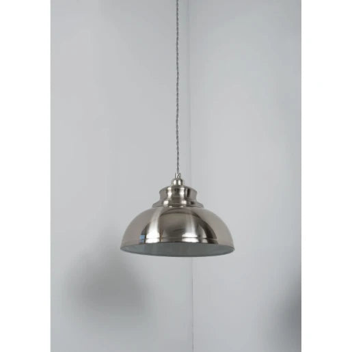 Medina Satin Chrome Shade Only