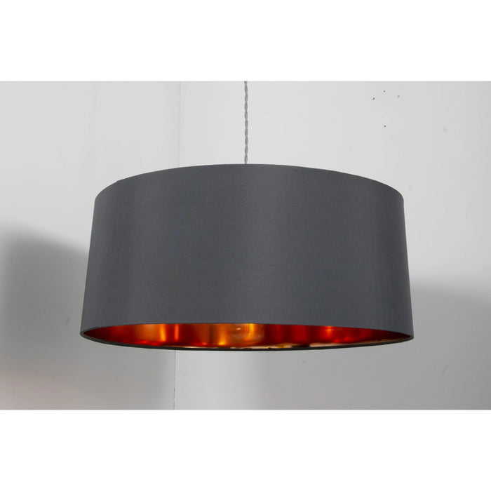 Olivera Large Lamp Shade Grey/Copper