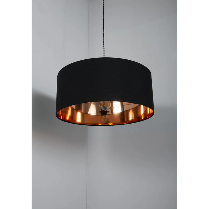 Olivera Large Lamp Shade Black/Copper