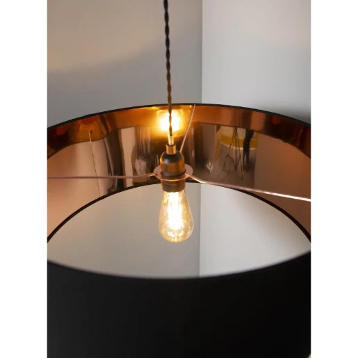 Olivera Large Lamp Shade Black/Copper