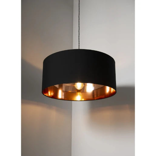 Olivera Large Lamp Shade Black/Copper