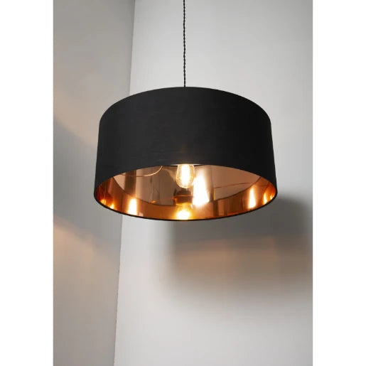 Olivera Large Lamp Shade Black/Copper