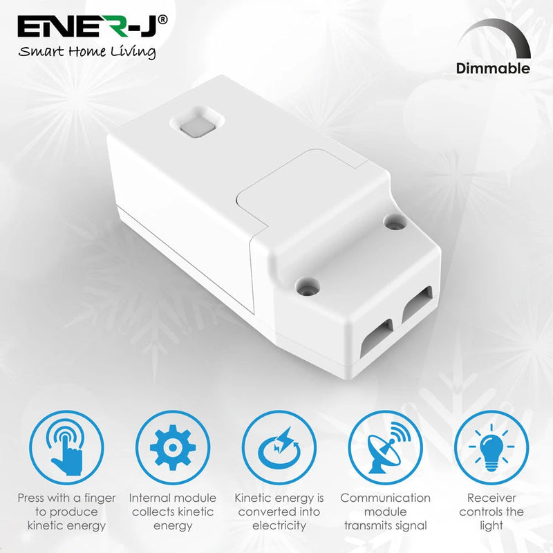 1.5A 150W RF Receiver For Our PRO SERIES Wireless Kinetic Dimmable Switch. Simply Wired Between Light Fixture and Power Supply. Max Load 150W (including LEDs)