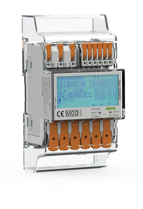 Energy Meter (Mid) For Direct Connection 65A 3X230/400V 50Hz Modbus And M-Bus 2 X S0 Interface 4Pu