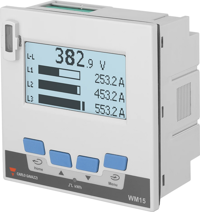 Three-Phase Power Analyzer 120 To 347 V L-N 208 To 600 V L-L 5 (6) A Rs485 Modbus Rtu Pulse Output