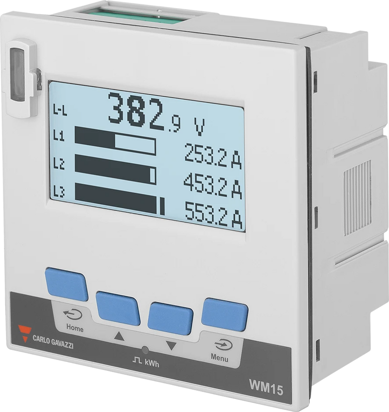 Three-Phase Mid Power Analyzer 230 V L-N 400 V L-L 5 (6) A Rs485 Modbus Rtu Pulse Output