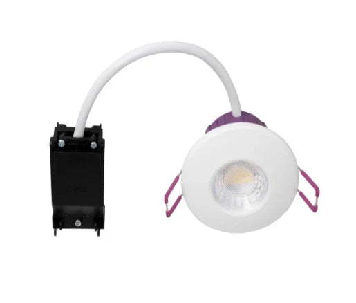 Triumph Slim 7W Ip65 Colour Selectable White Fire Rated Downlight